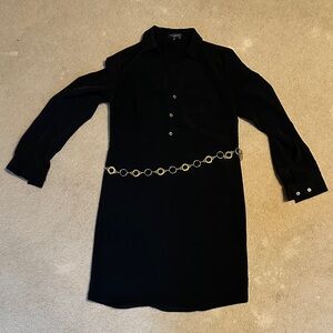 The Limited Black Dress with Gold Accent